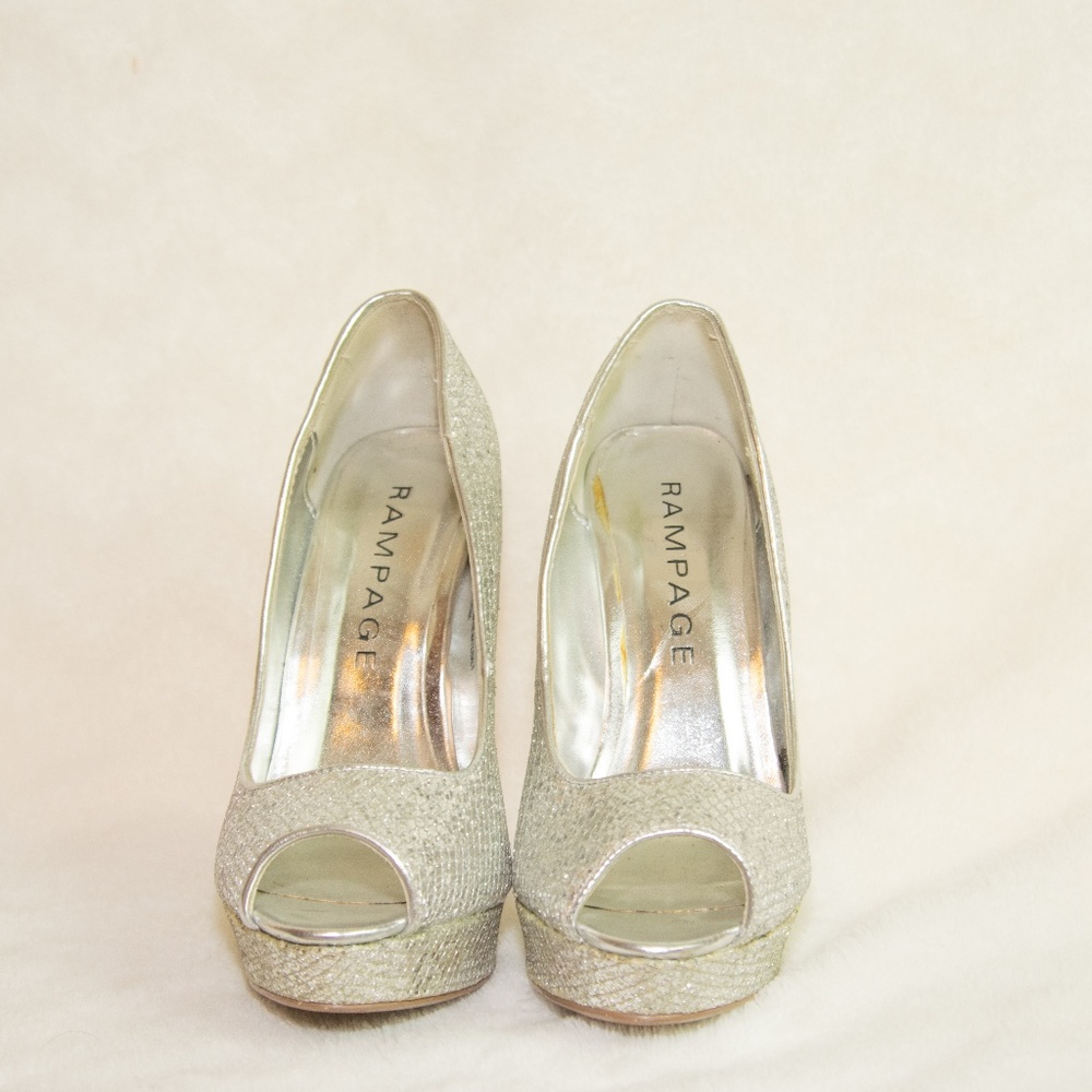 Silver heels